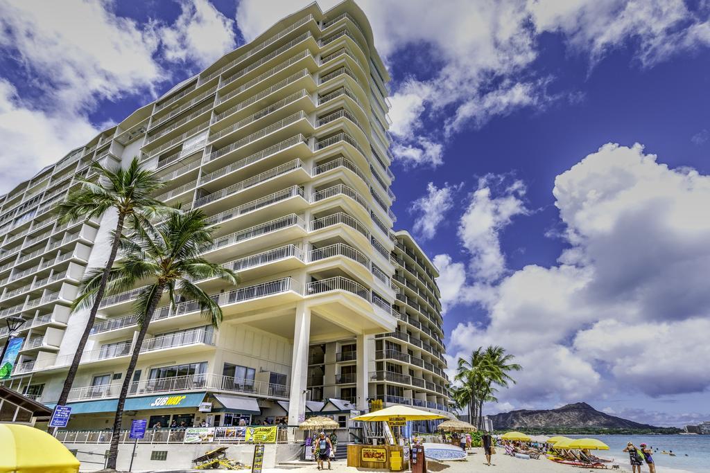 호놀룰루 Waikiki Shore 515 Beachfront & Upgrade 아파트 외부 사진